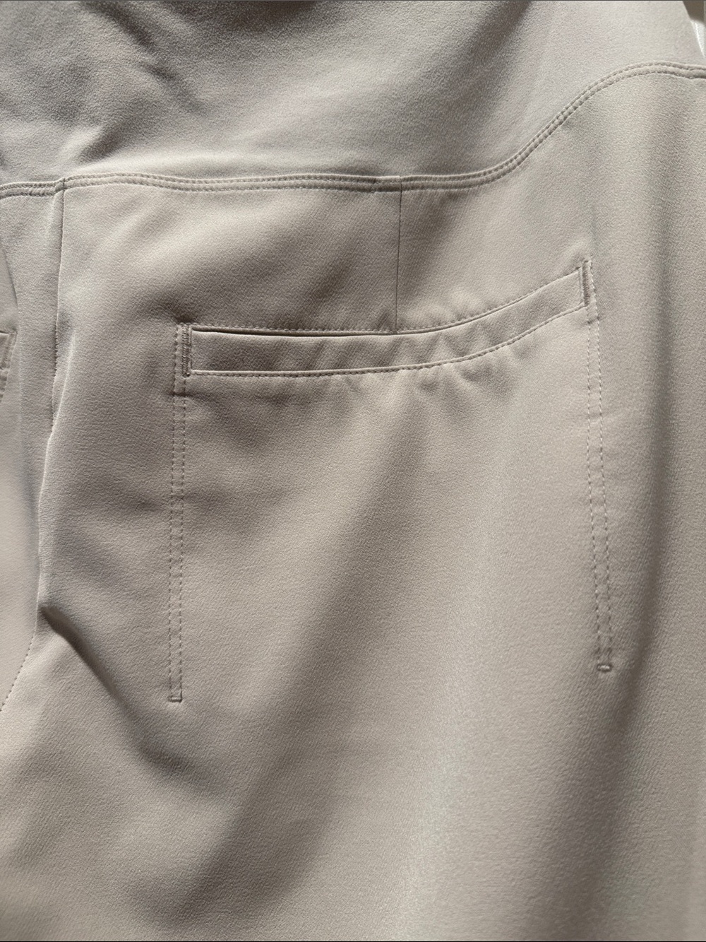 Athleta Light Cream Straight-Leg Pants - Picture 3 of 3